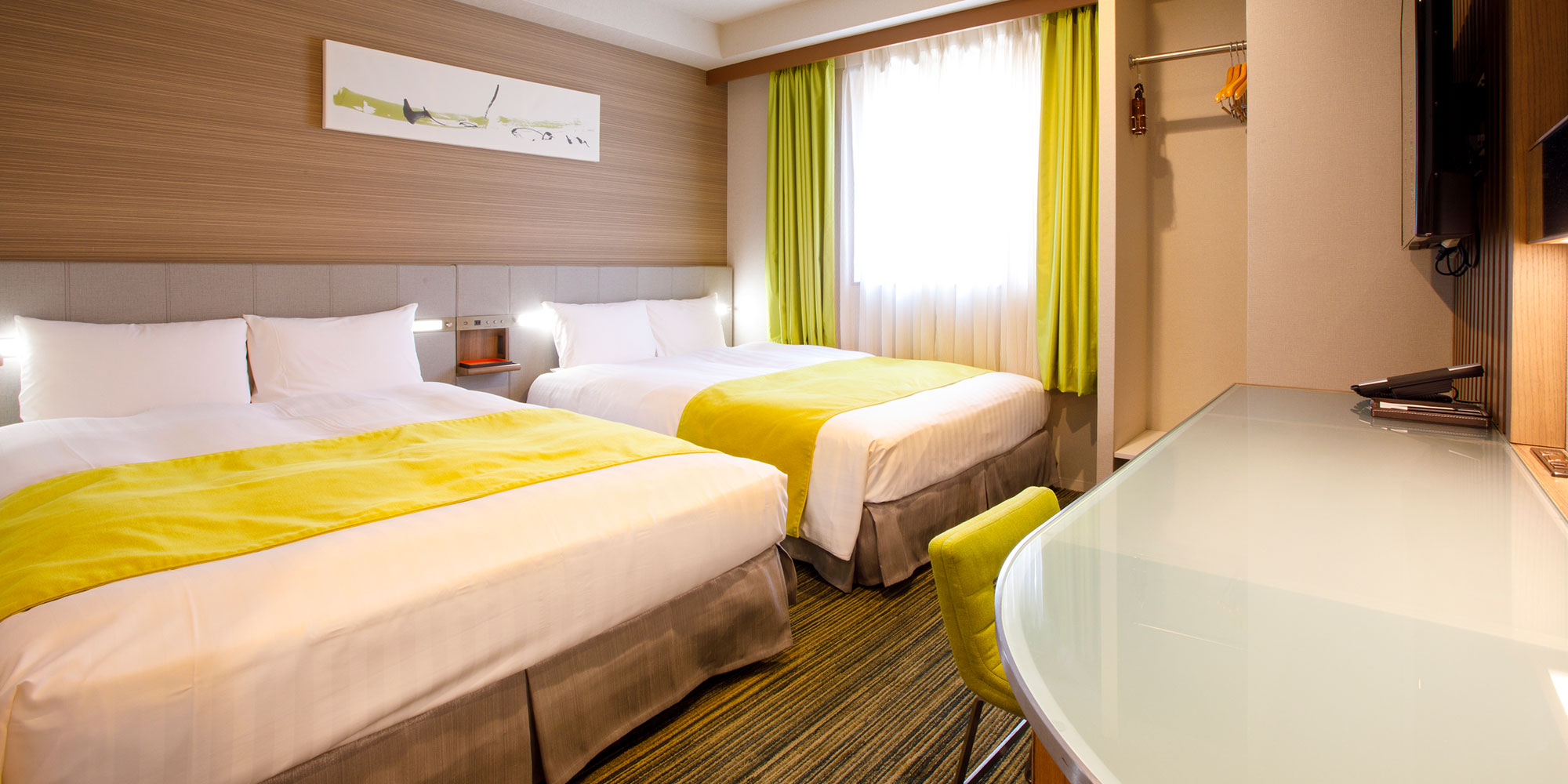 客室-ツイン- | ホテルサードニクス上野[公式]